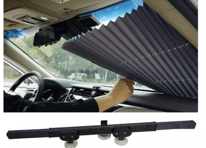 Retractable Windshield Vehicle Car Sun Shade_2